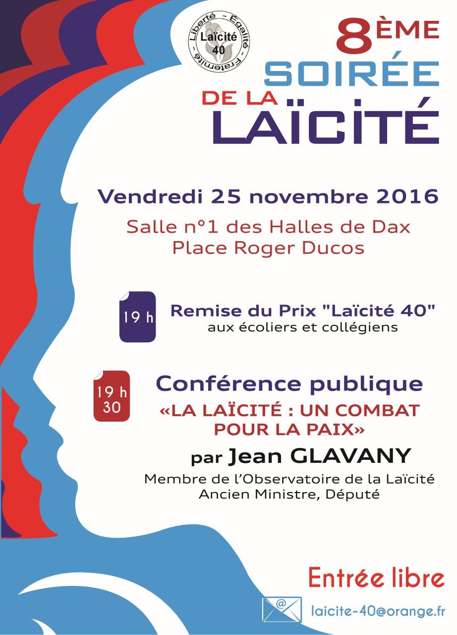 Affiche laicite 40 2016 2