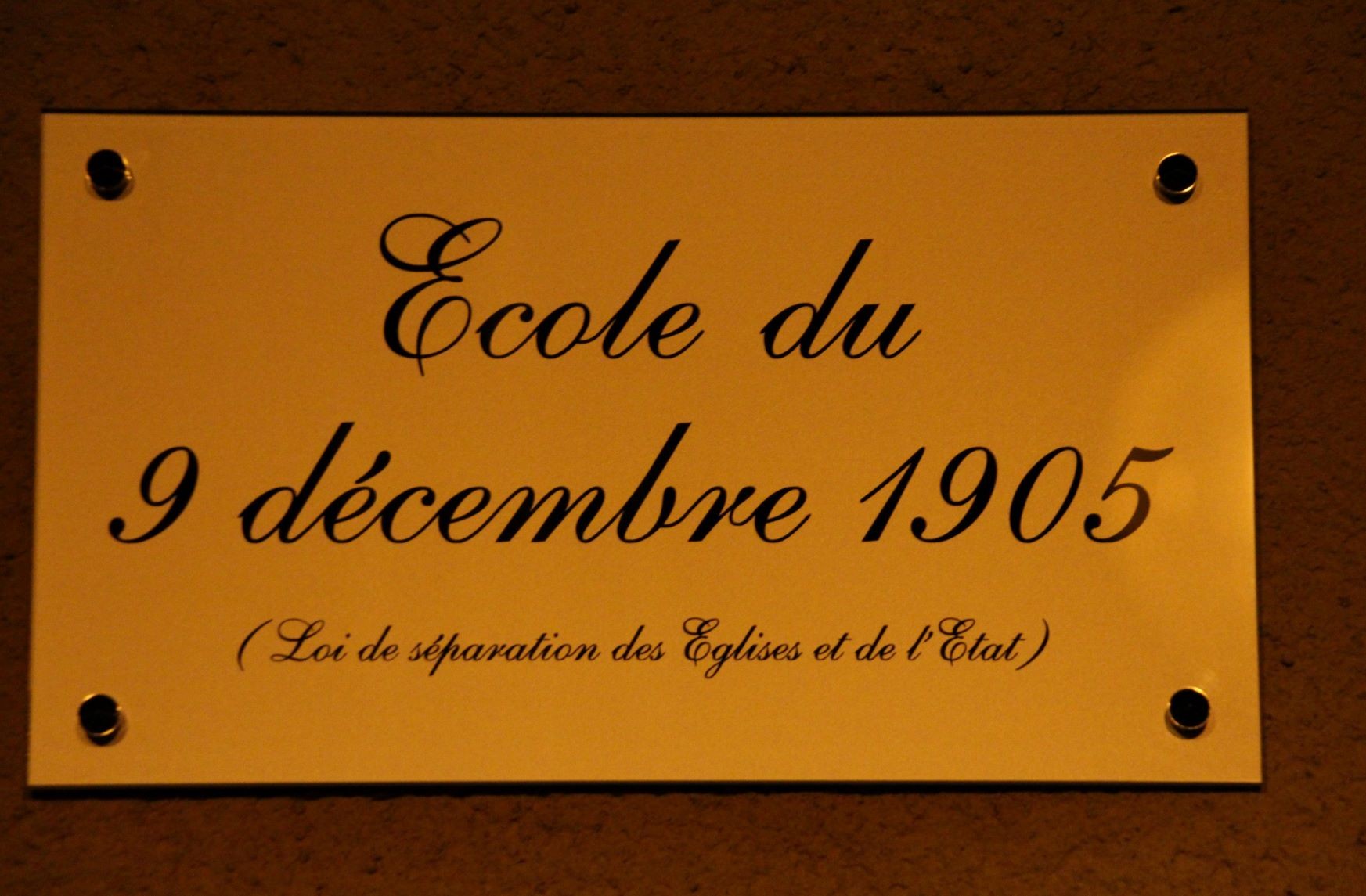 2012 12 09 - Lesperon - Ecole du 9 déc. 1905